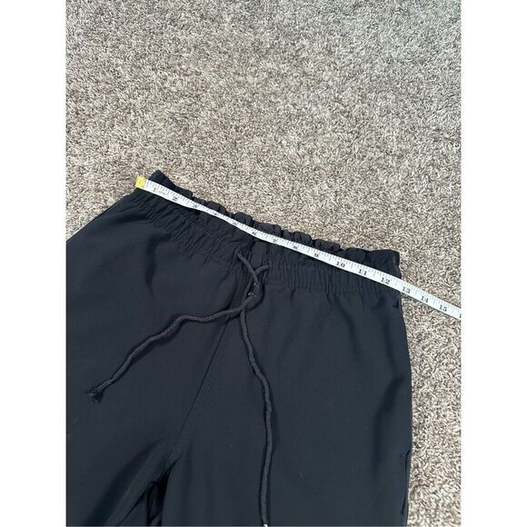 Athleta Metropolis Jogger pants black high rise ruched elastic waist travel 0 - Picture 10 of 14